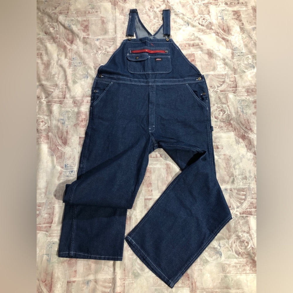 Dickies Men's Bib  Overalls Denim Size XL